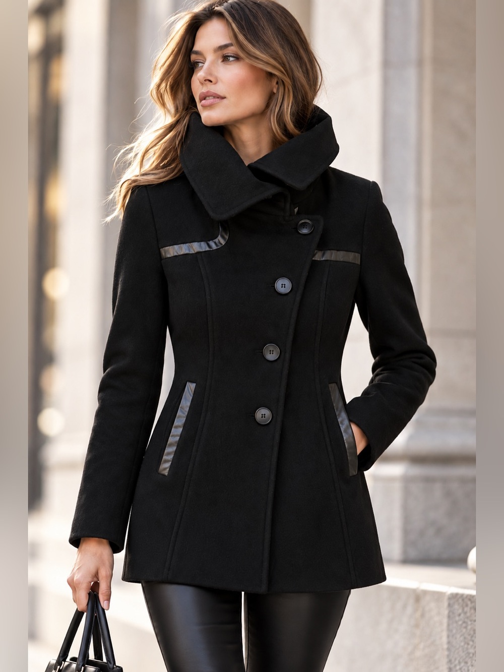 Mackage Black Wool / Cashmere Jacket Size XS